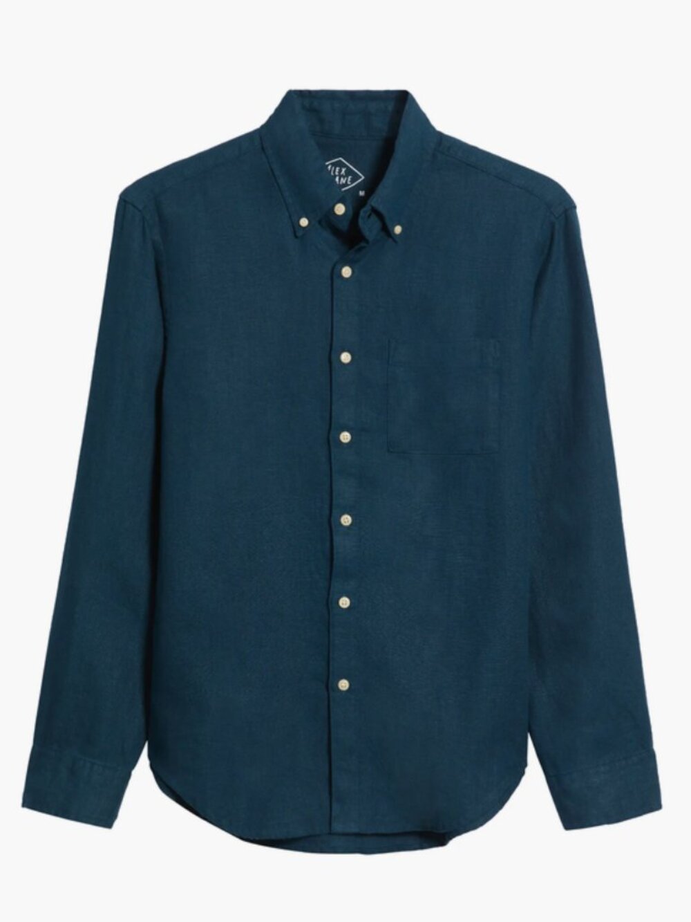 Alex Crane Playa Linen Button-Down Shirt